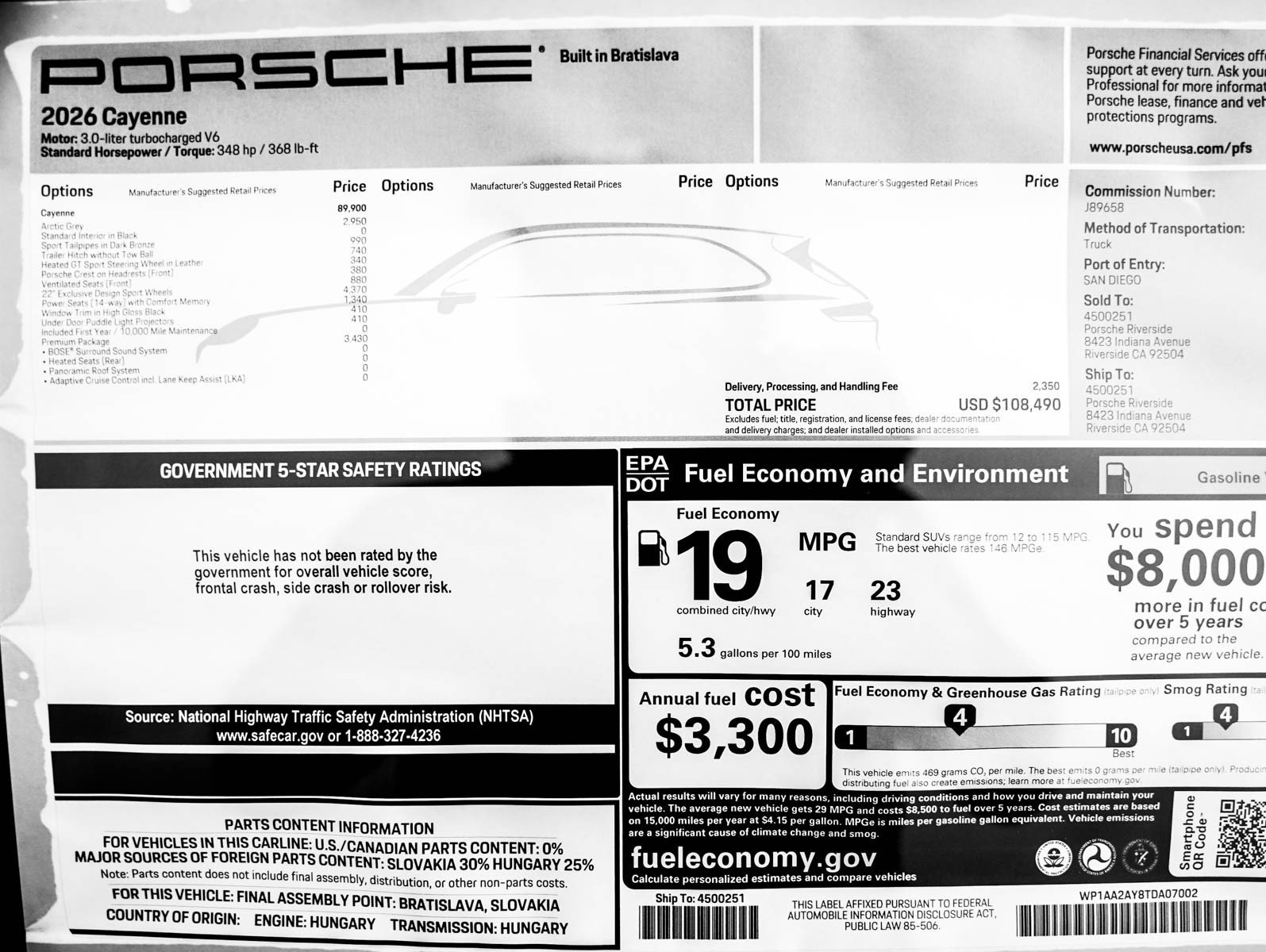New 2026 ARCTIC GREY Porsche  image 32