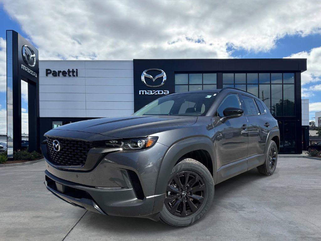 New 2026 Machine Gray Metallic Mazda Premium AWD image 1