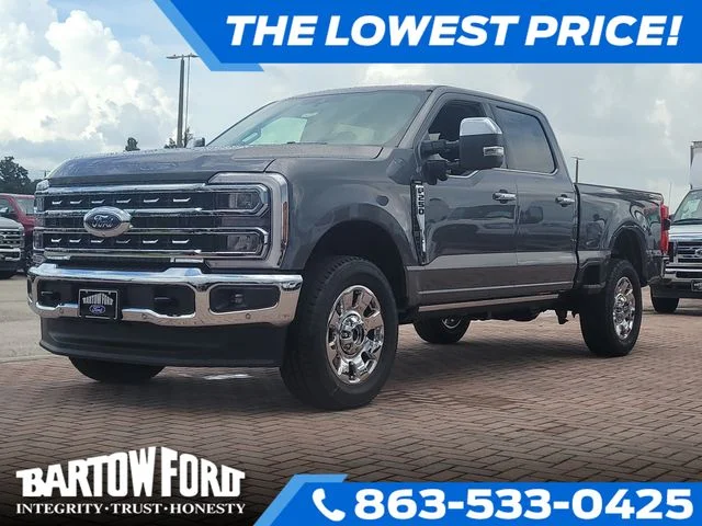 New 2026 Gray Metallic Ford Lariat image 1
