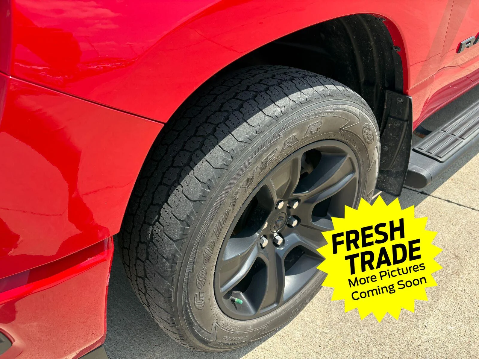 Used 2023 Flame Red Clearcoat Ram Big Horn image 3