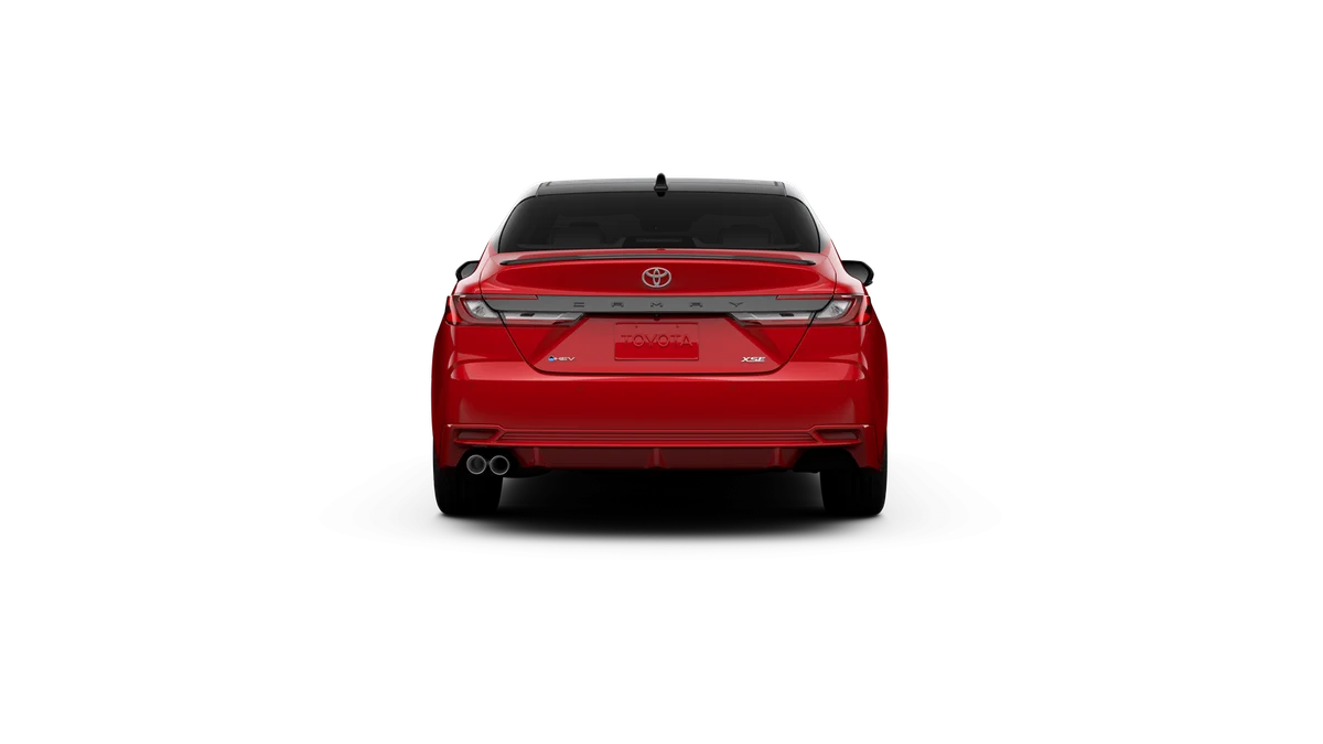 New 2026 Supersonic Red with Midnight Black Metallic roof Toyota XSE image 30
