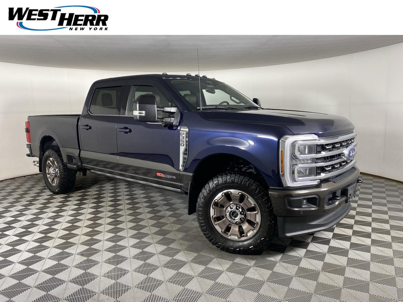 Used 2024 Antimatter Blue/Darkened Bronze Ford King Ranch image 1