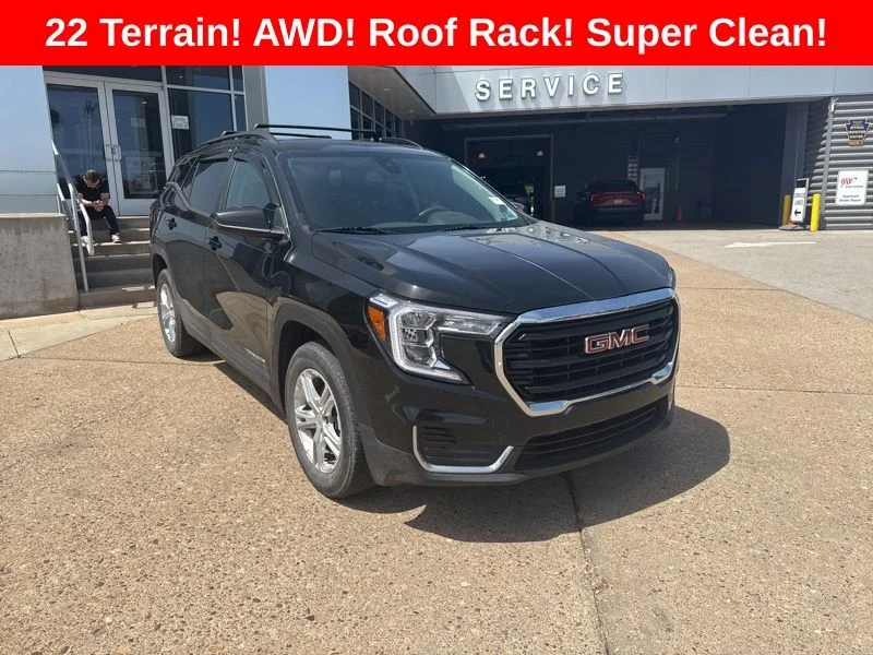 Used 2022 Black GMC SLE image 1