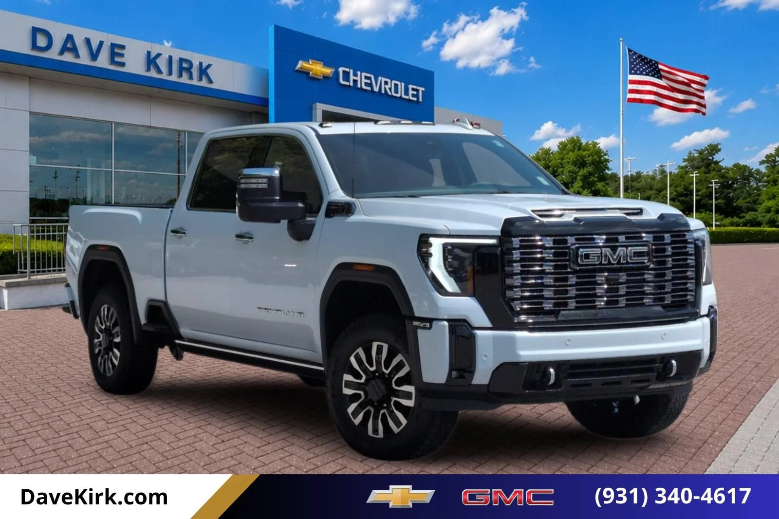 New 2026 Glacier White Tricoat GMC Denali Ultimate image 1