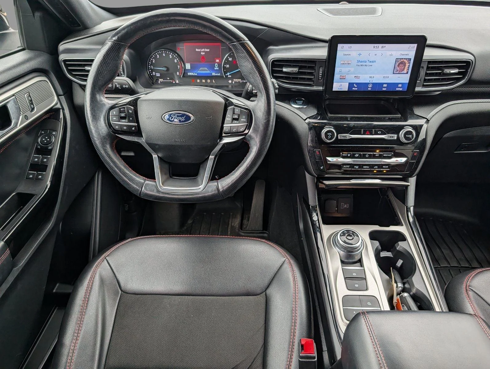 Used 2022 Star White Metallic Tri-Coat Ford ST-Line image 27