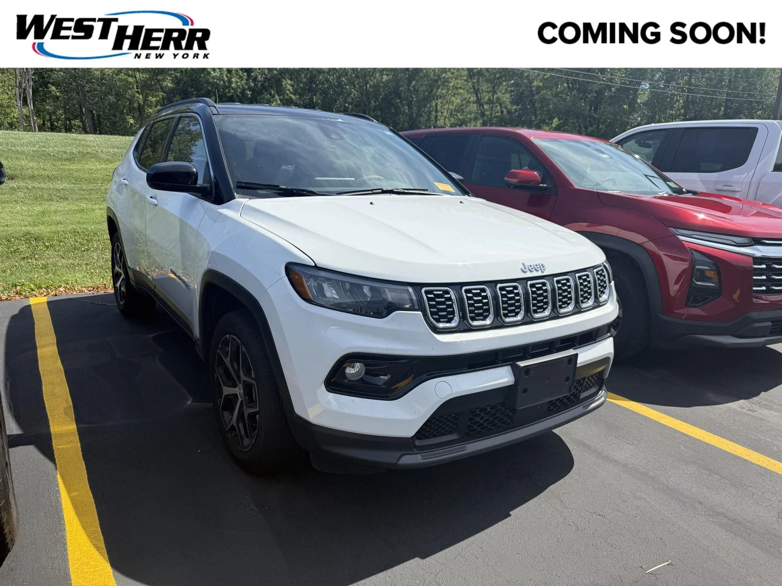 Used 2024 Bright White Clearcoat Jeep Limited image 1