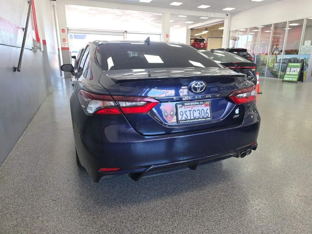 Used 2021 Blue Toyota SE image 7