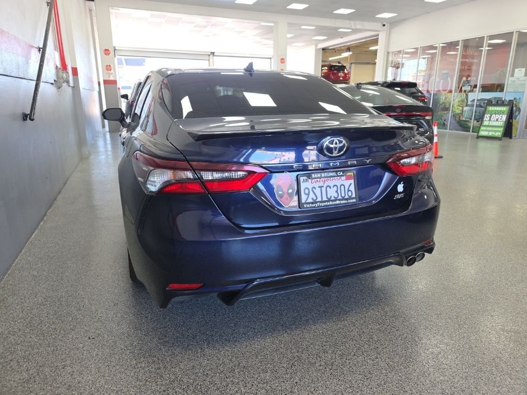 Used 2021 Blue Toyota SE image 7