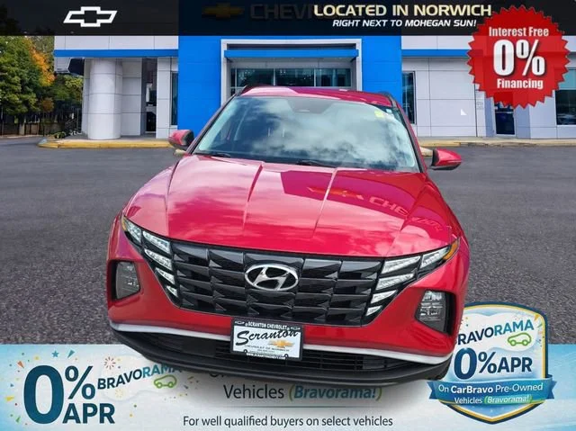 Used 2022 Hyundai Tucson SEL with VIN 5NMJBCAE3NH094411 for sale in Norwich, CT
