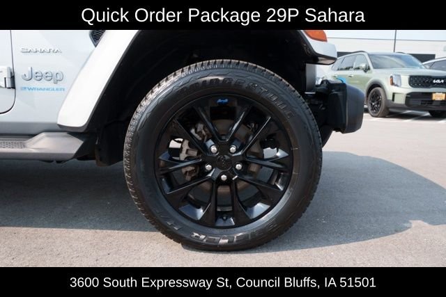 Used 2023 Silver Jeep Sahara 4xe image 10