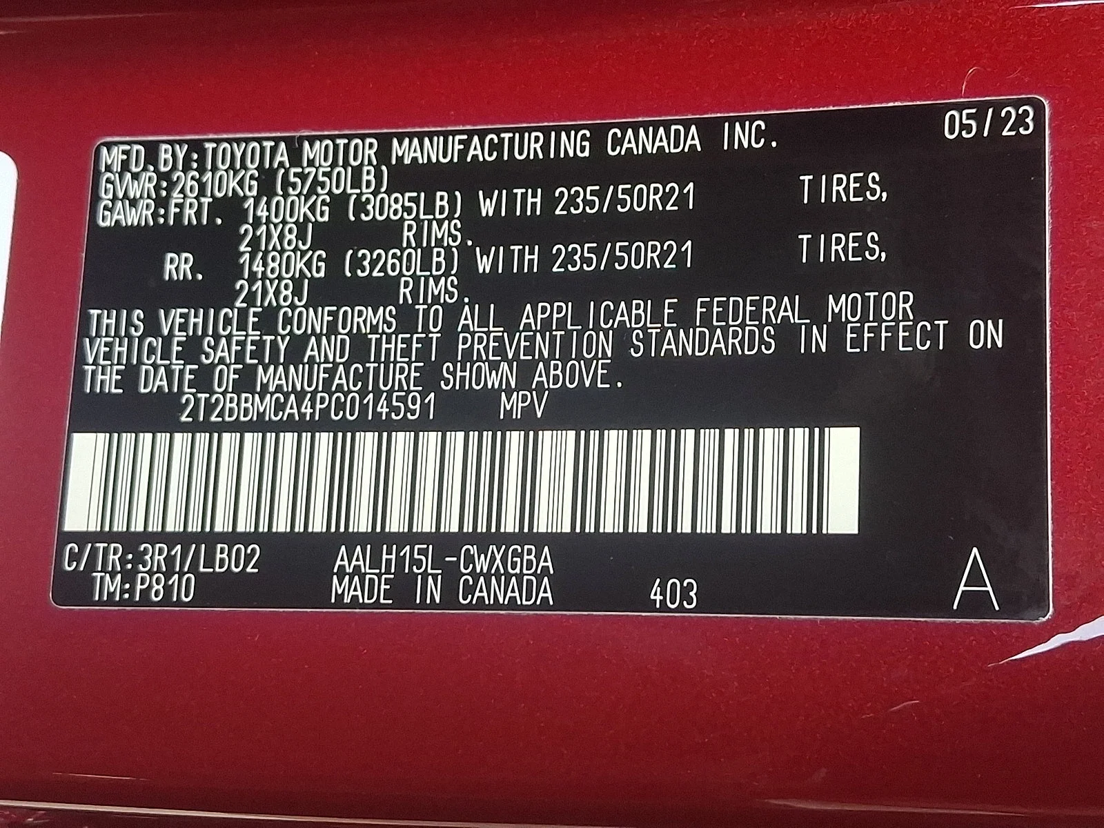 Certified Used 2023 MATADOR RED MICA Lexus  image 28