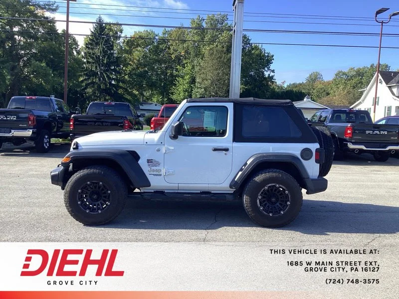 Used 2019 White Jeep Sport S image 3