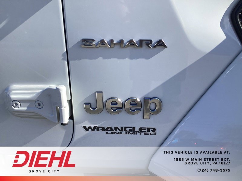 Used 2019 White Jeep Unlimited Sahara image 10