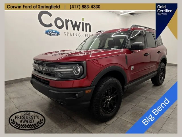 Certified Used 2021 Rapid Red Metallic Tinted Clearcoat Ford Big Bend image 1