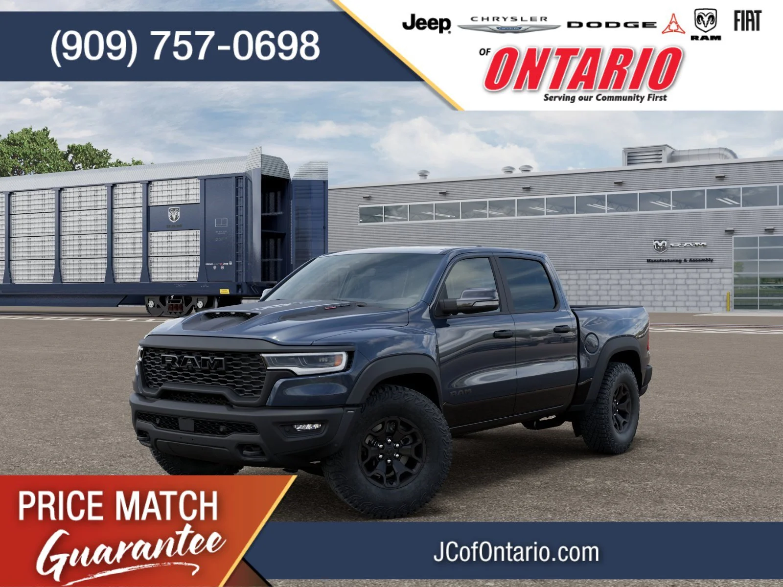 New 2026 Forged Blue Metallic Exterior Paint RAM RHO image 1