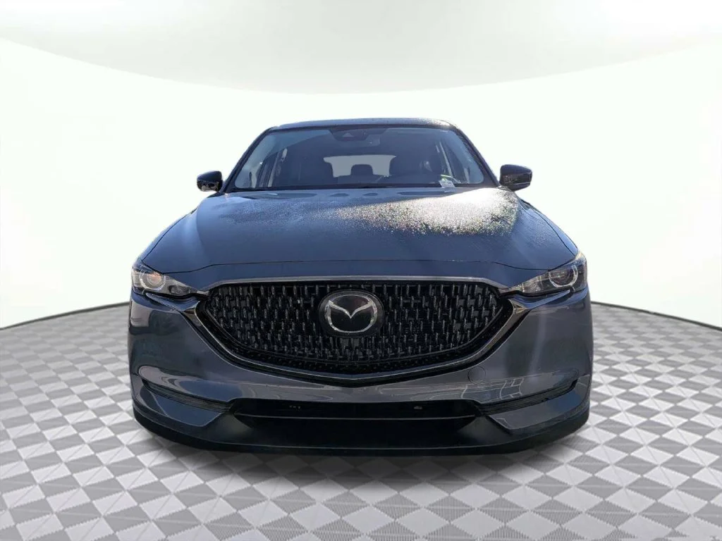 Used 2021 Polymetal Gray Metallic Mazda Carbon Edition image 7