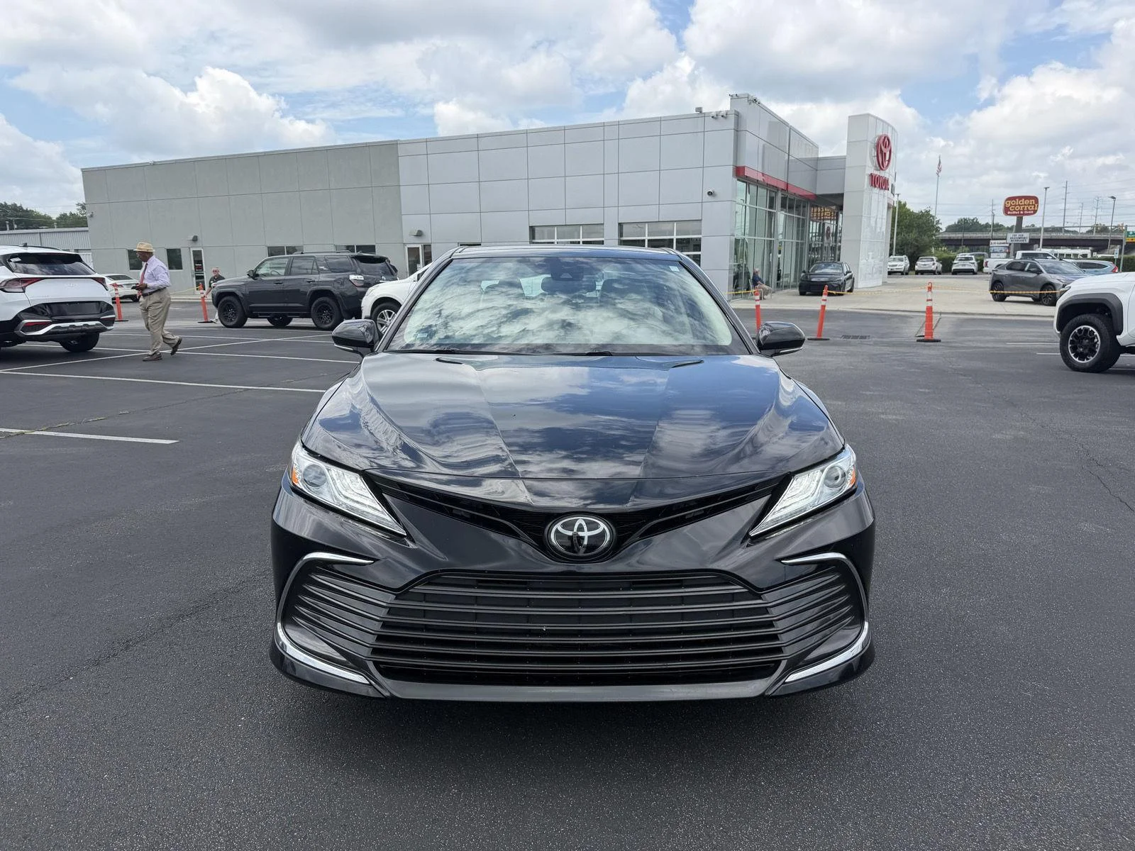 Used 2023 Midnight Black Metallic Toyota XLE image 2