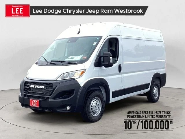 New 2026 Bright White Clearcoat Ram PROMASTER 2500 TRADESMAN CARGO VAN HIGH ROOF 136