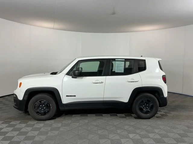 Used 2018 Alpine White Jeep Sport image 8