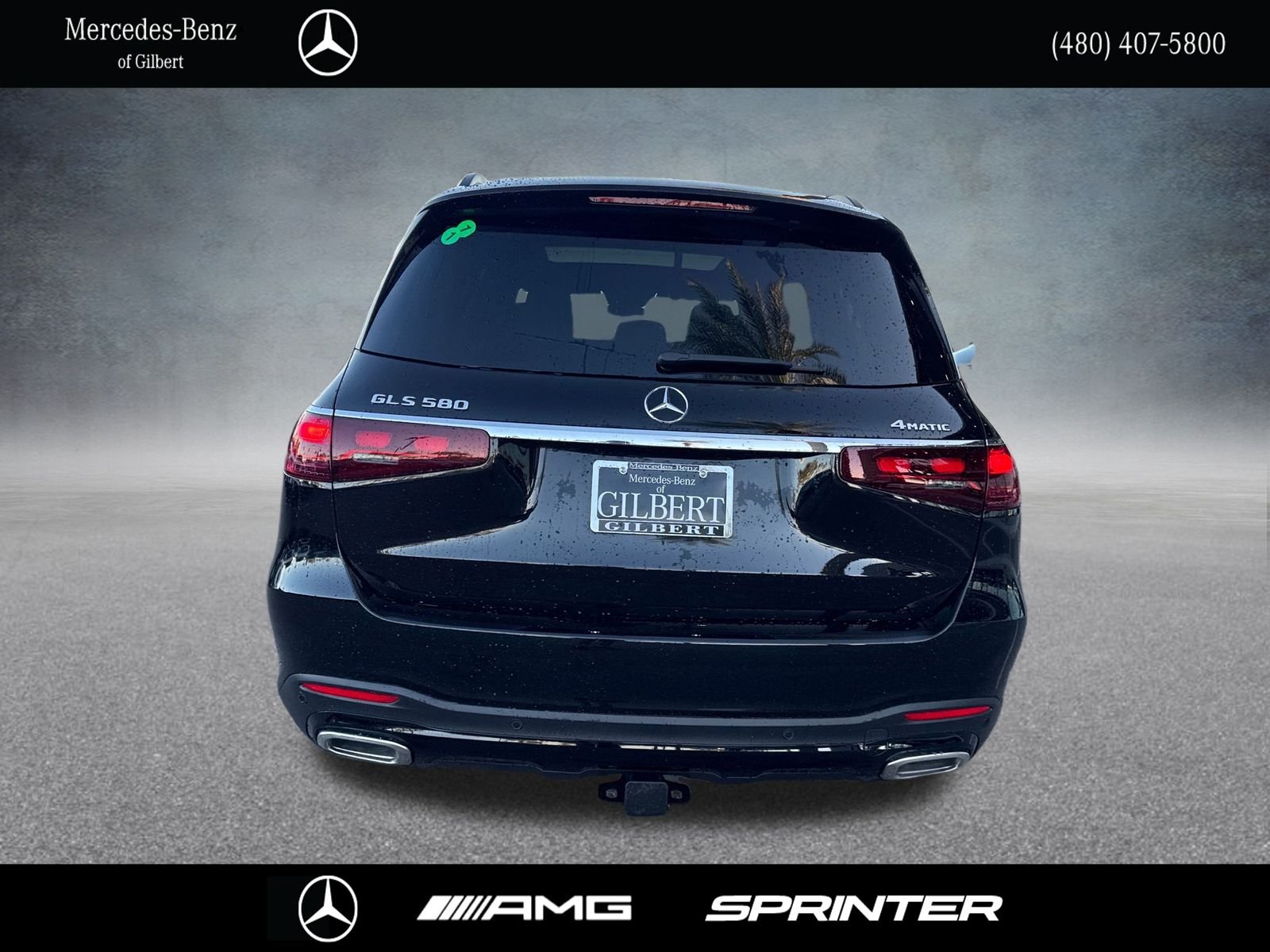 New 2026 Obsidian Black Metallic Mercedes-Benz GLS 580 image 5