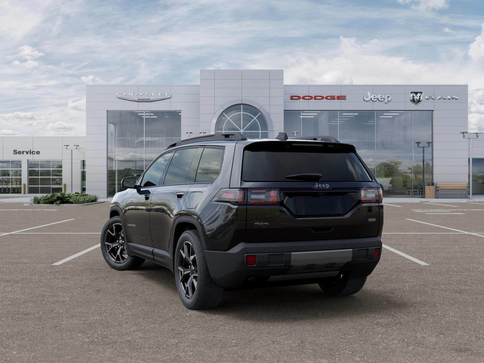 New 2026 Diamond Black Crystal Pearl-Coat Exterior Paint Jeep Overland image 30