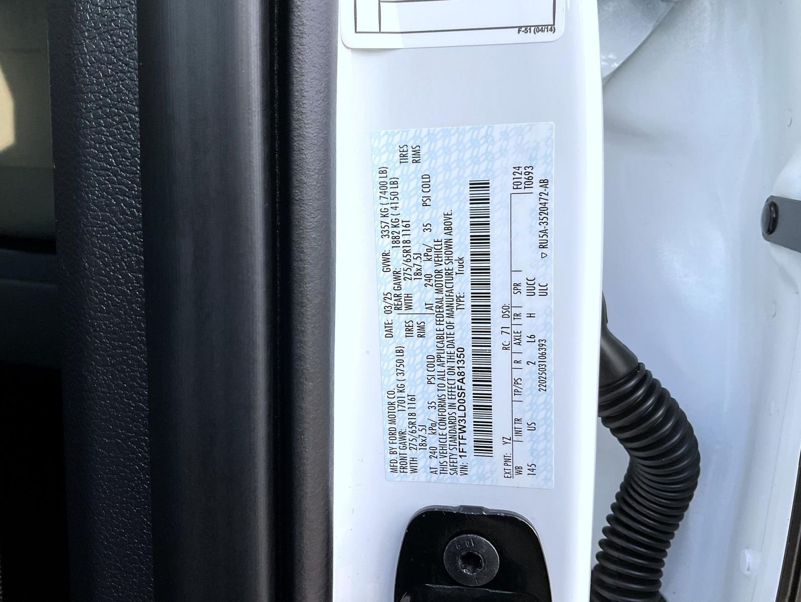 Used 2025 White Ford XLT image 25