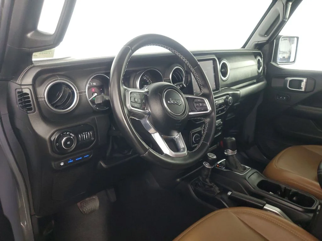 Used 2021 Gray Jeep Unlimited Sahara 4xe image 11