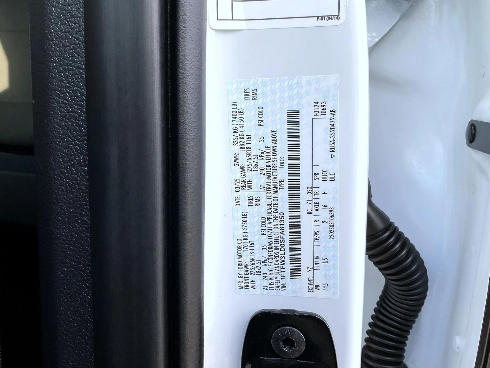 Used 2025 White Ford XLT image 25