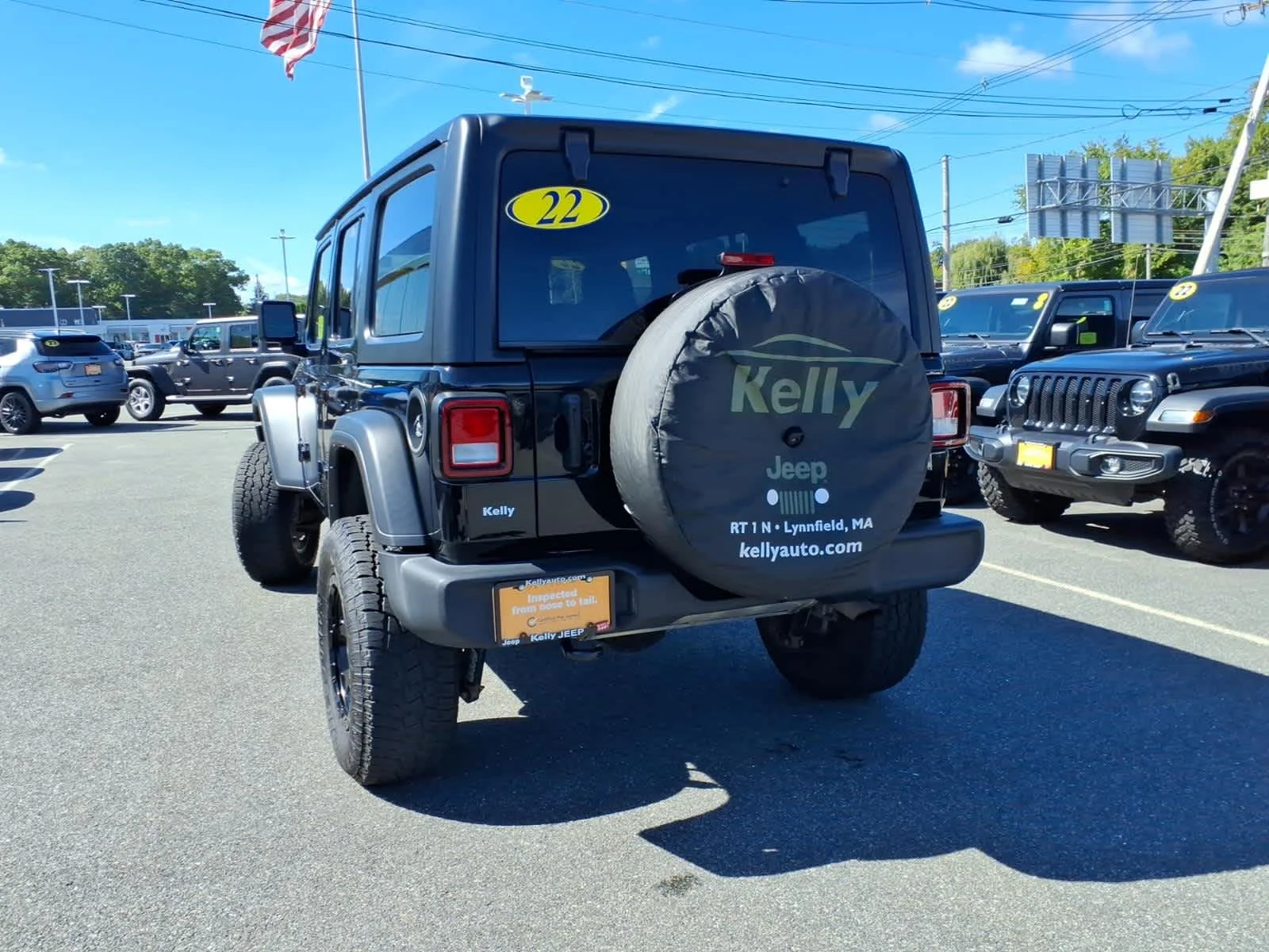Certified Used 2022 Black Clearcoat Jeep Unlimited Sport S image 10