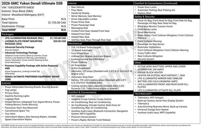 2026 GMC Yukon DENALI ULTIMATE 4X4's photo
