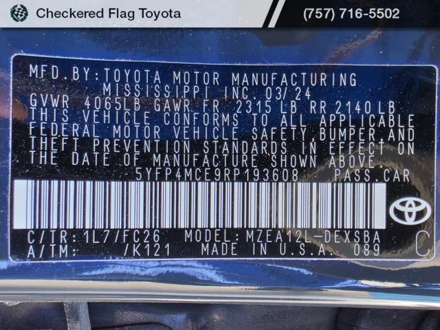 Used 2024 Underground Toyota SE image 23