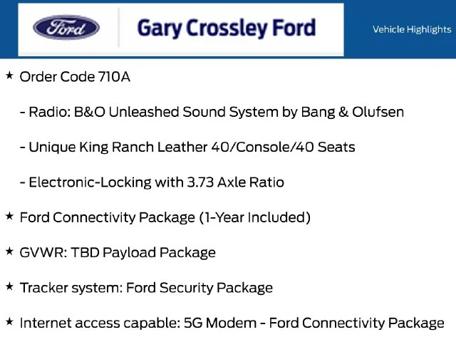 New 2027 Star White Metallic Tri-Coat Ford F-350® King Ranch® image 12