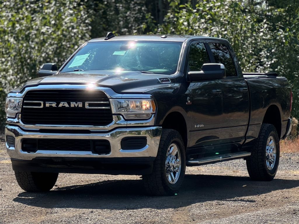 Used 2021 Granite Crystal Metallic Clearcoat Ram Big Horn image 3
