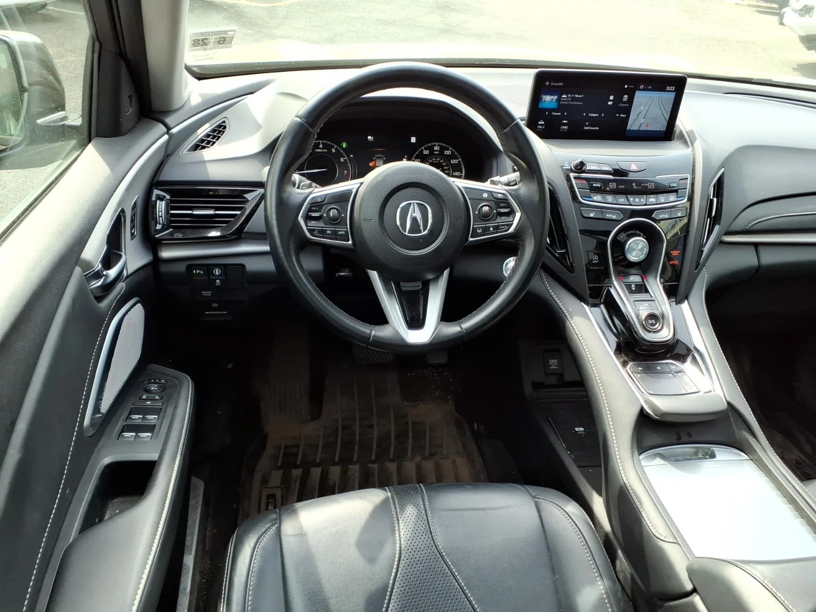 Used 2023 Liquid Carbon Metallic Acura SH-AWD TECH image 8