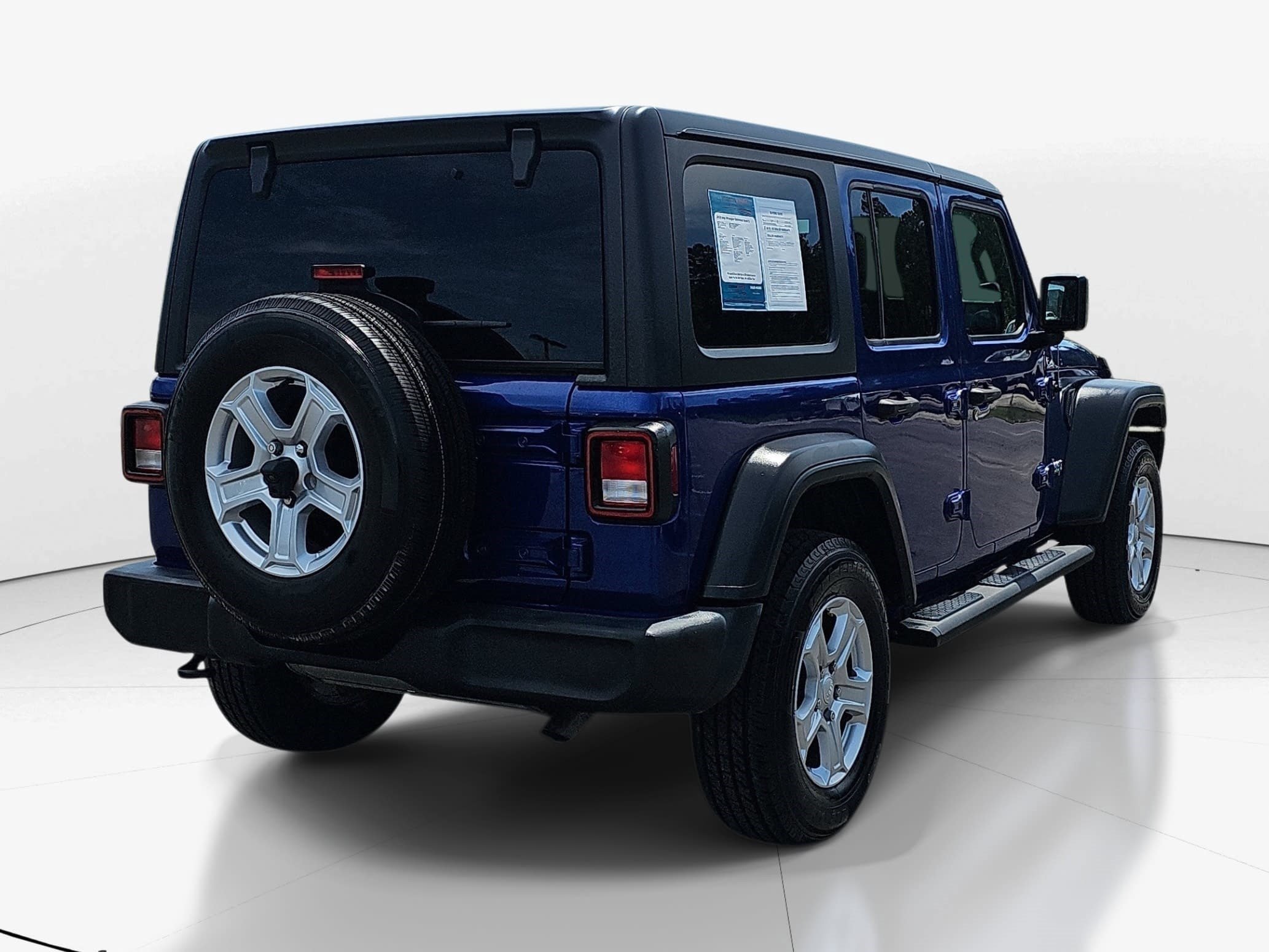 Used 2019 Ocean Blue Metallic Clearcoat Jeep Sport S image 3