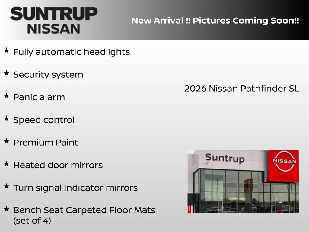 New 2026 White Nissan SL image 6