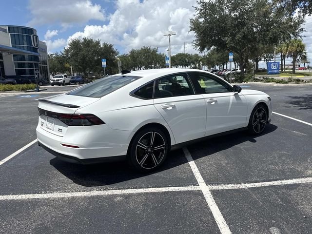 Used 2023 Platinum White Pearl Honda HYBRID SPORT image 4