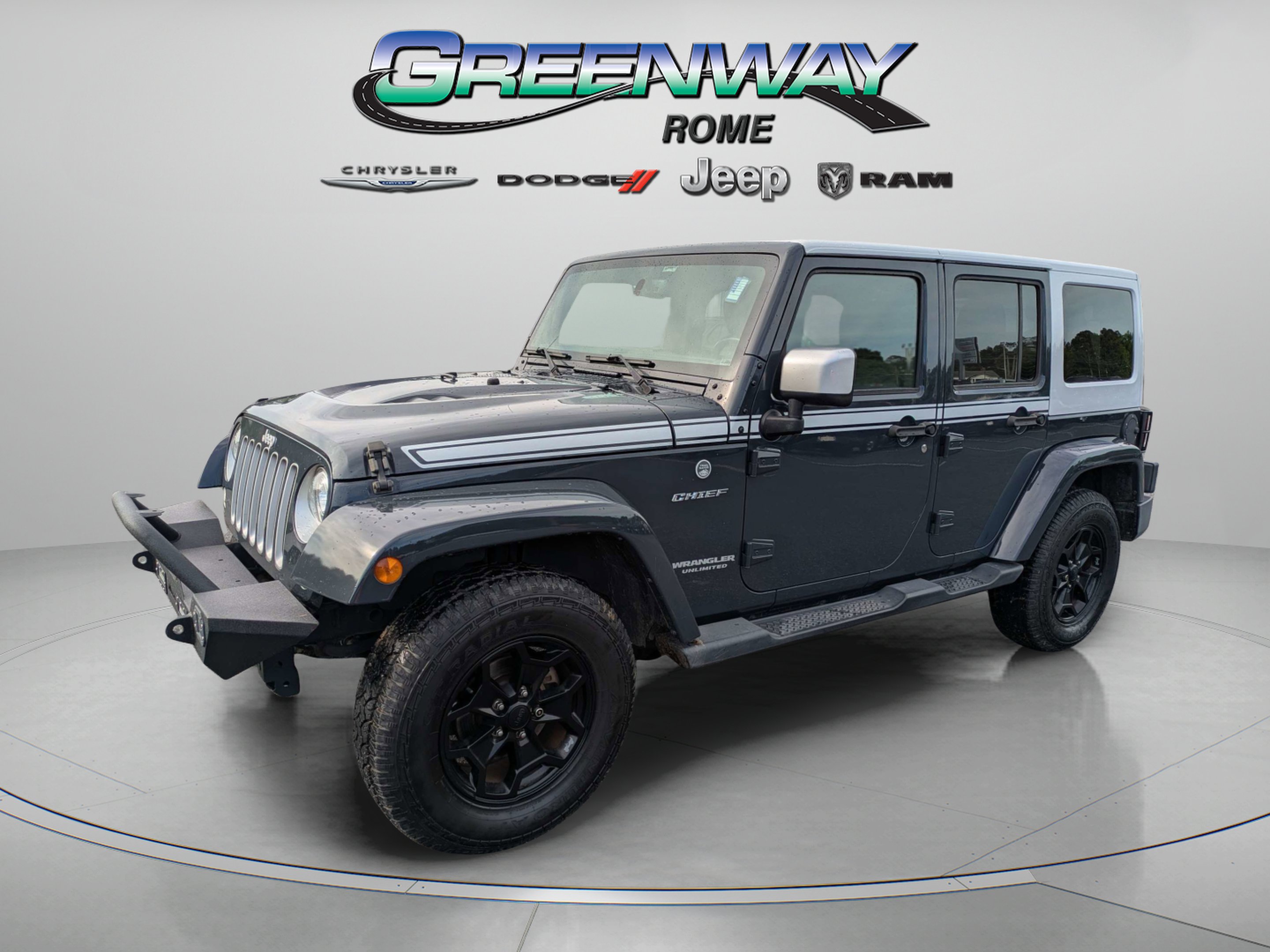 Used 2017 Rhino Clearcoat Jeep Chief Edition image 3