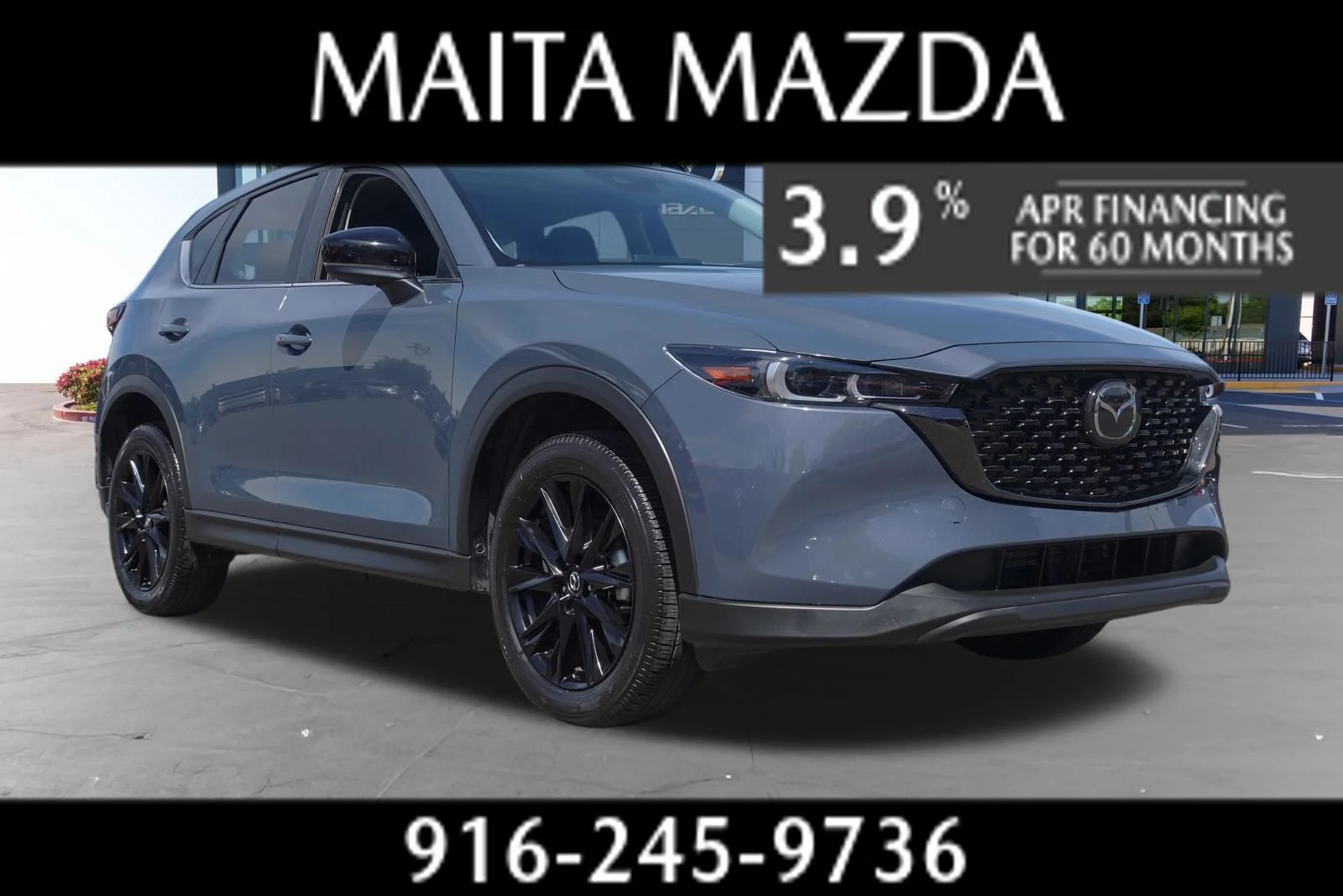 Certified Used 2025 Polymetal Gray Metallic Mazda 2.5 S Carbon Edition image 1