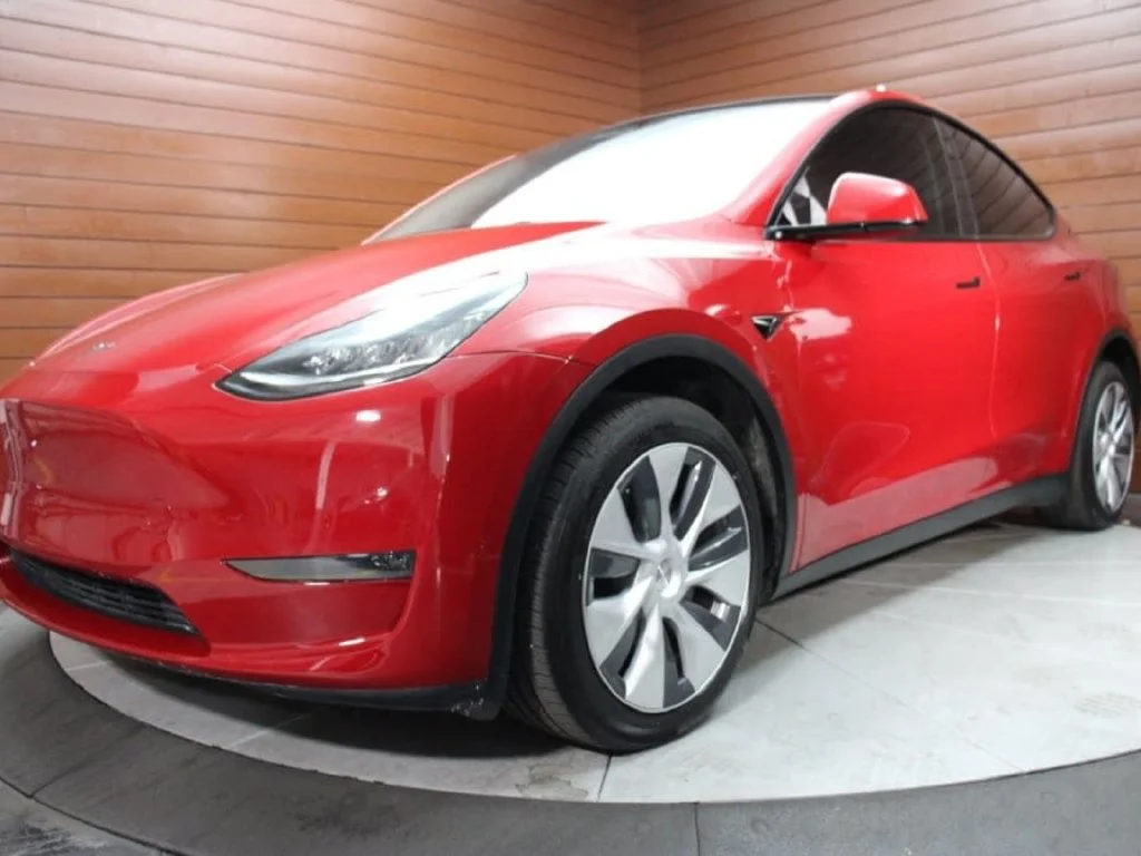 Used 2023 Red Multi-Coat Tesla Long Range image 35