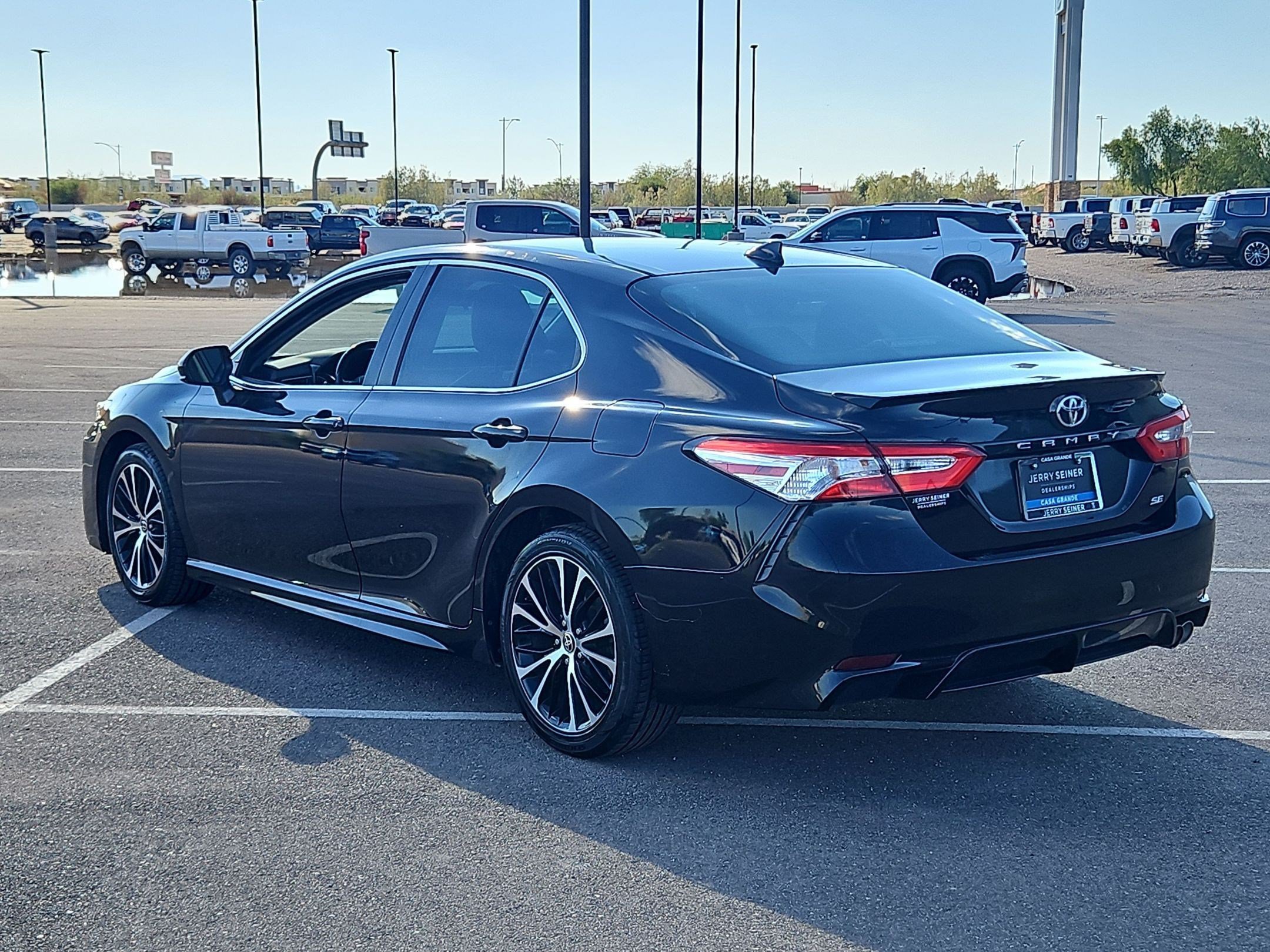 Certified Used 2020 Black Toyota SE image 3