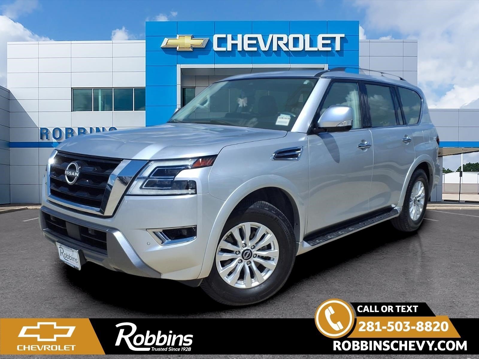 Brilliant Silver Metallic 2023 Nissan Armada SUV / Crossover 4X2