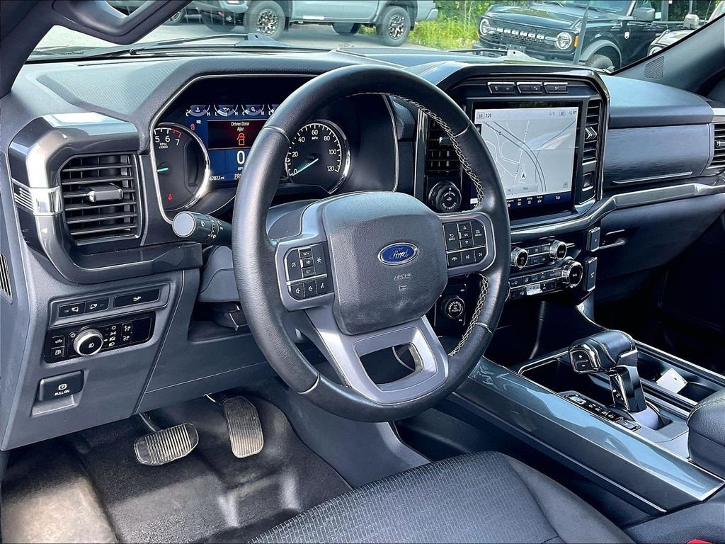 Used 2023 Carbonized Gray Metallic Ford XLT image 8