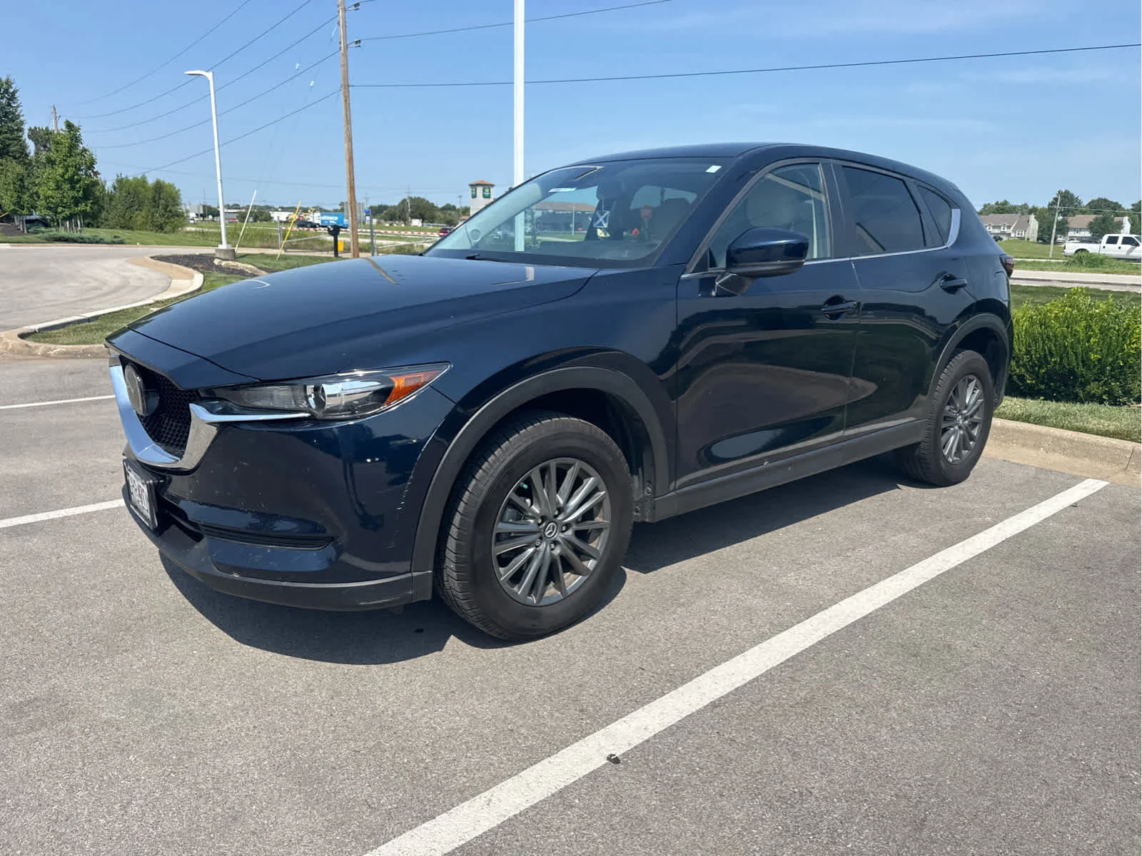 Used 2017 Deep Crystal Blue Mica Mazda Touring image 2