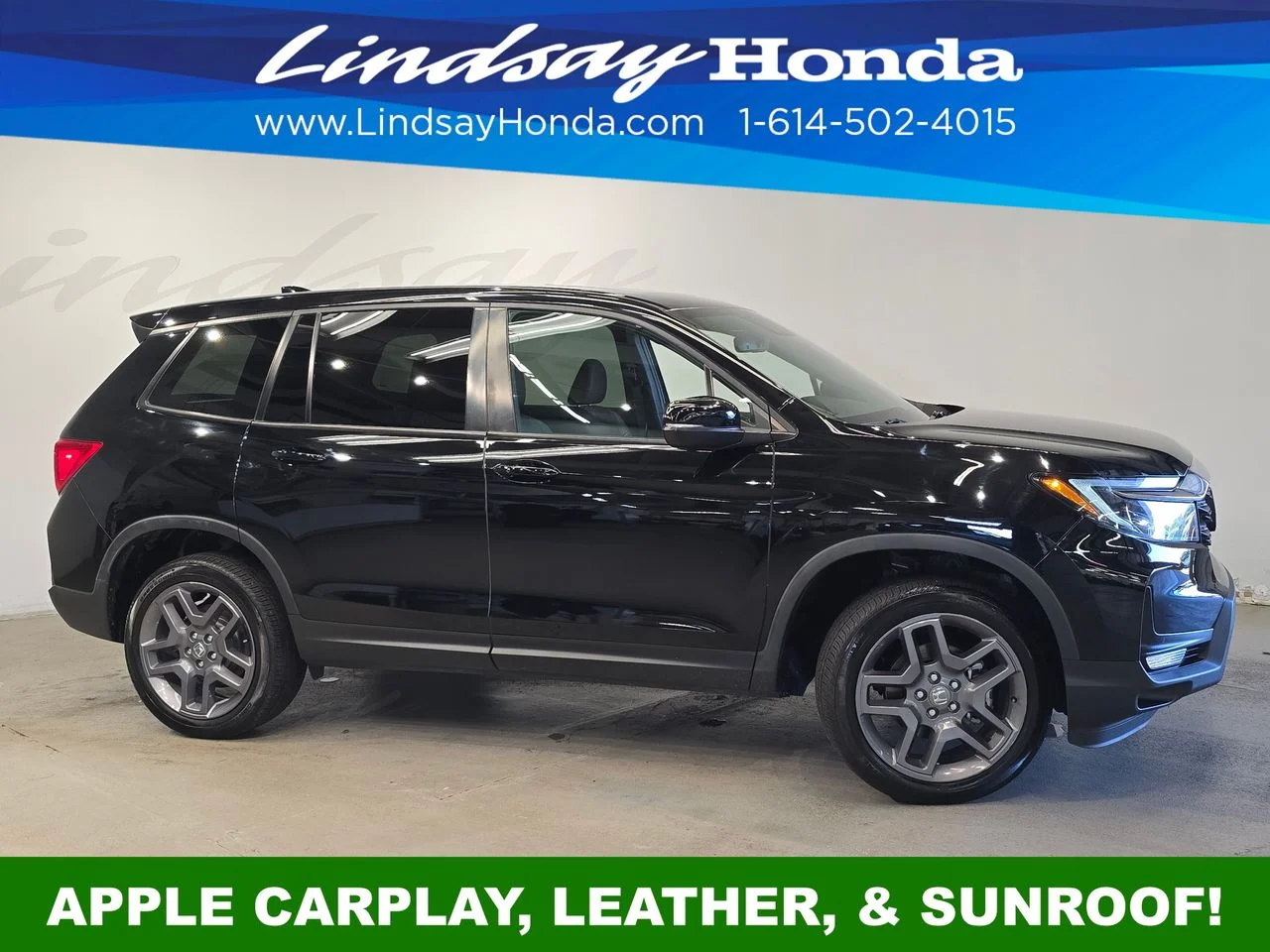 Used 2022 Crystal Black Pearl Honda EX-L image 3