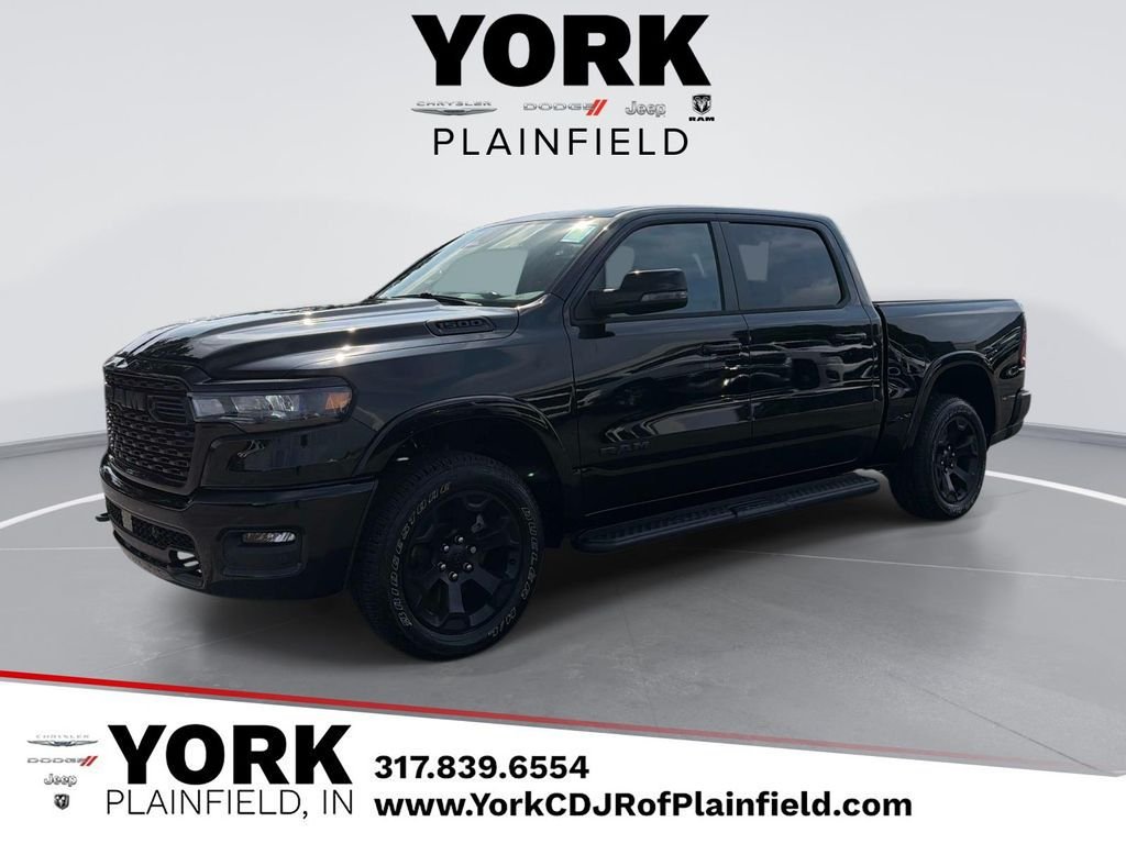 New 2026 Diamond Black Crystal Pearl-Coat Exterior Paint RAM Big Horn/Lone Star image 1