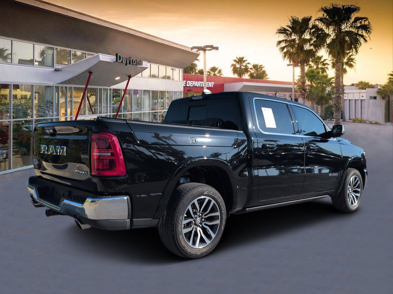 Certified Used 2025 Diamond Black Ram Longhorn image 3