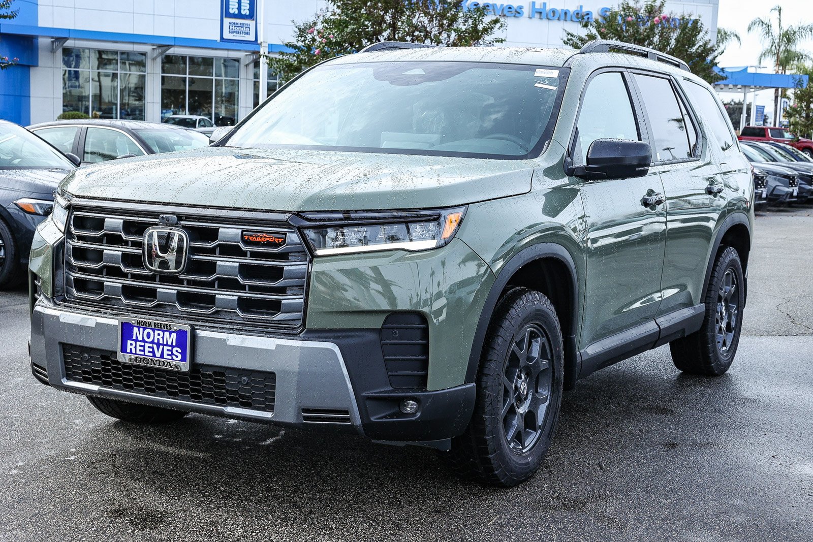 New 2026 Ash Green Metallic Honda TrailSport AWD image 3