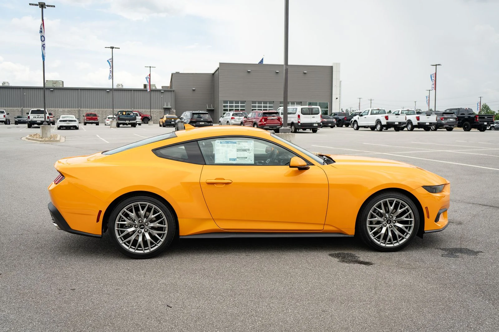 New 2026 Orange Fury Metallic Tri-coat Ford EcoBoost® Premium Fastback image 11