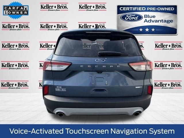 Certified Used 2020 Blue Metallic Ford SE image 6